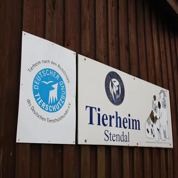 Tierschutzplakette des Deutschen Tierschutzbundes
